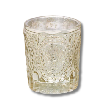 gold votive – primrose embossed